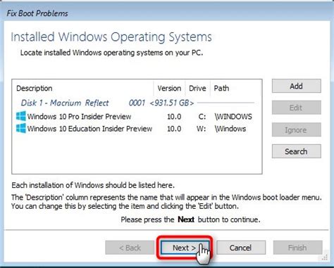 clone windows 10 partition won't boot|macrium reflect fix boot problems.